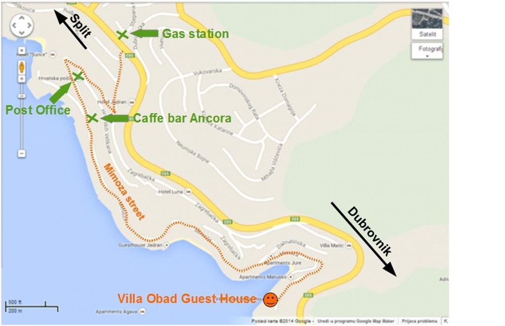 Villa Obad Guest House Neum Exterior foto